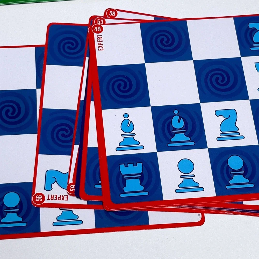 Solitaire Chess Logic Game Blue Single Player Brain Teaser Puzzle ThinkFun 3400